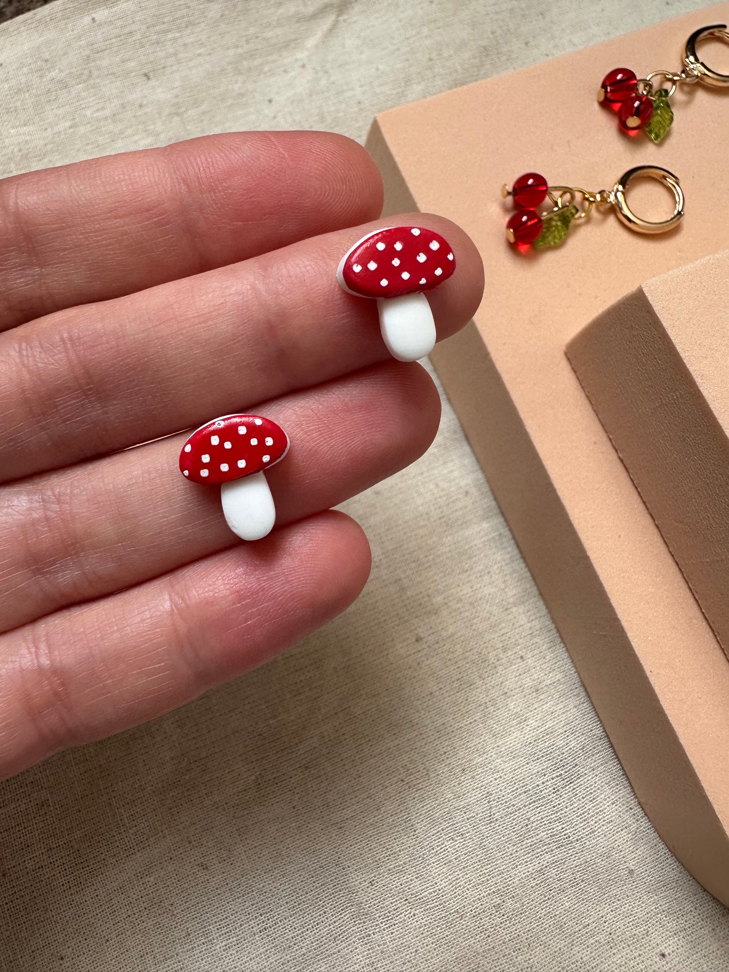 Mushroom Studs Earrings