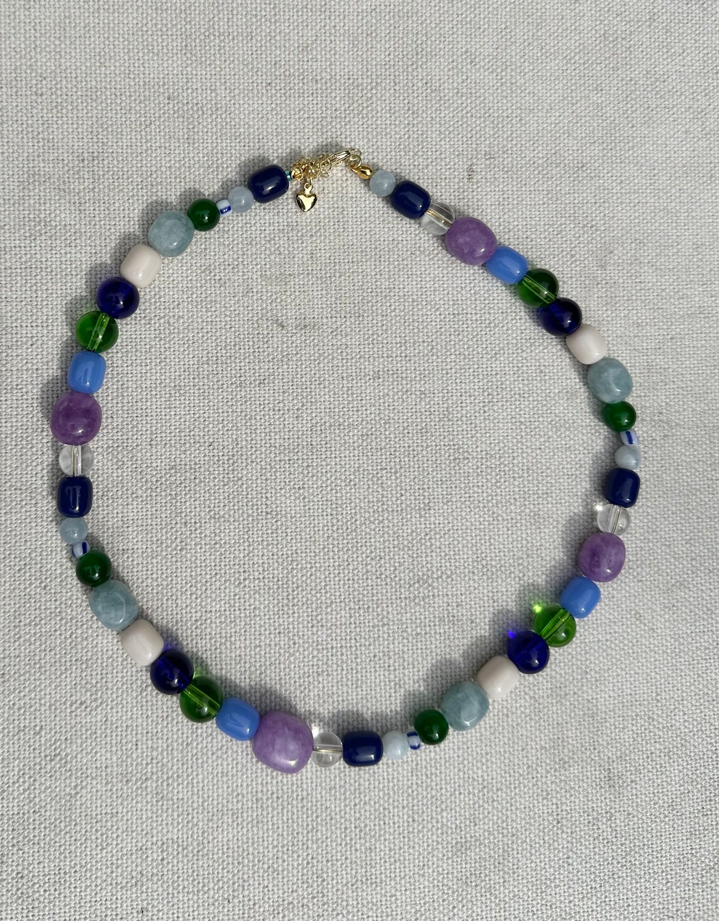 Mix Colours Semi Precious Beaded necklace