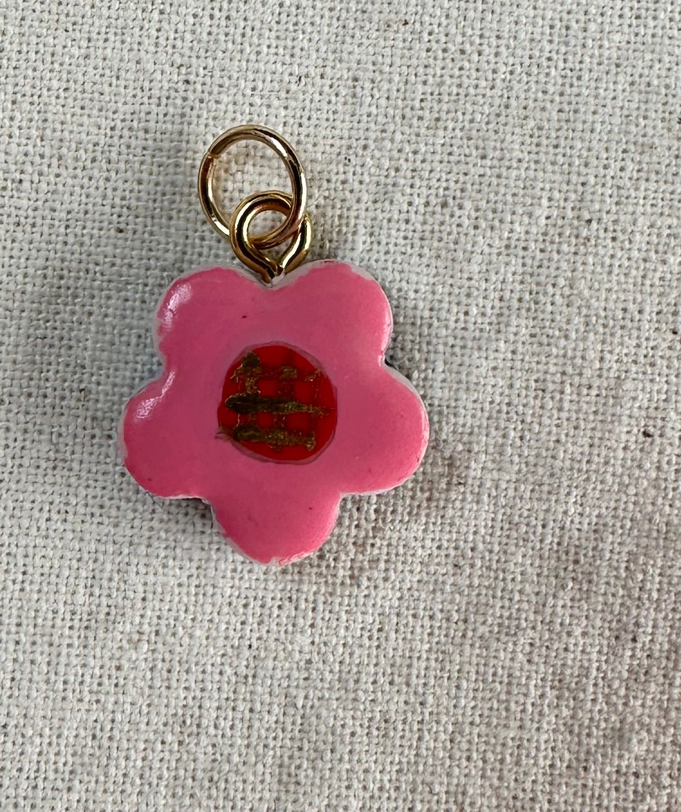 Floral Hand Painted Charms