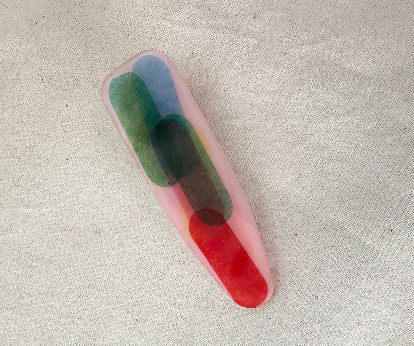 Spring Resin Hair Clips