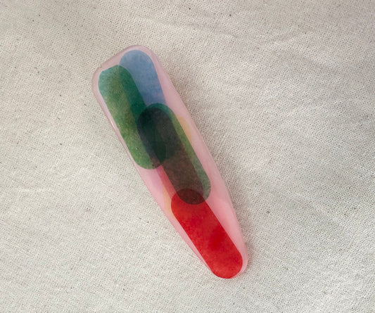 Spring Resin Hair Clips
