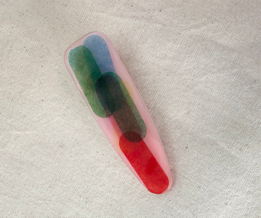 Spring Resin Hair Clips