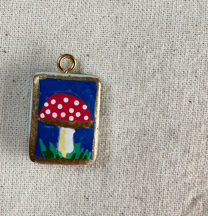 Cute Hand Painted Cat Charms