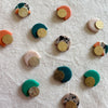 Statement Brass Stud Earrings