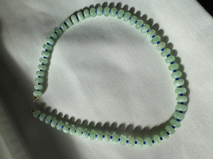 Mint Green Semi Precious Stone Bead Necklace