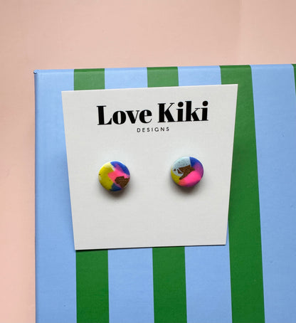 Abstract Design Studs Earrings
