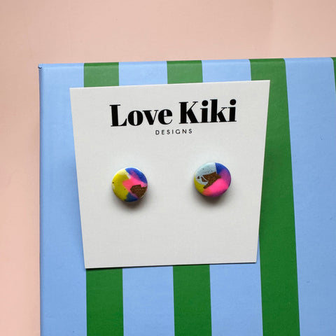 Abstract Design Studs Earrings