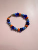 Multicoloured Semi Precious Beads Bracelets