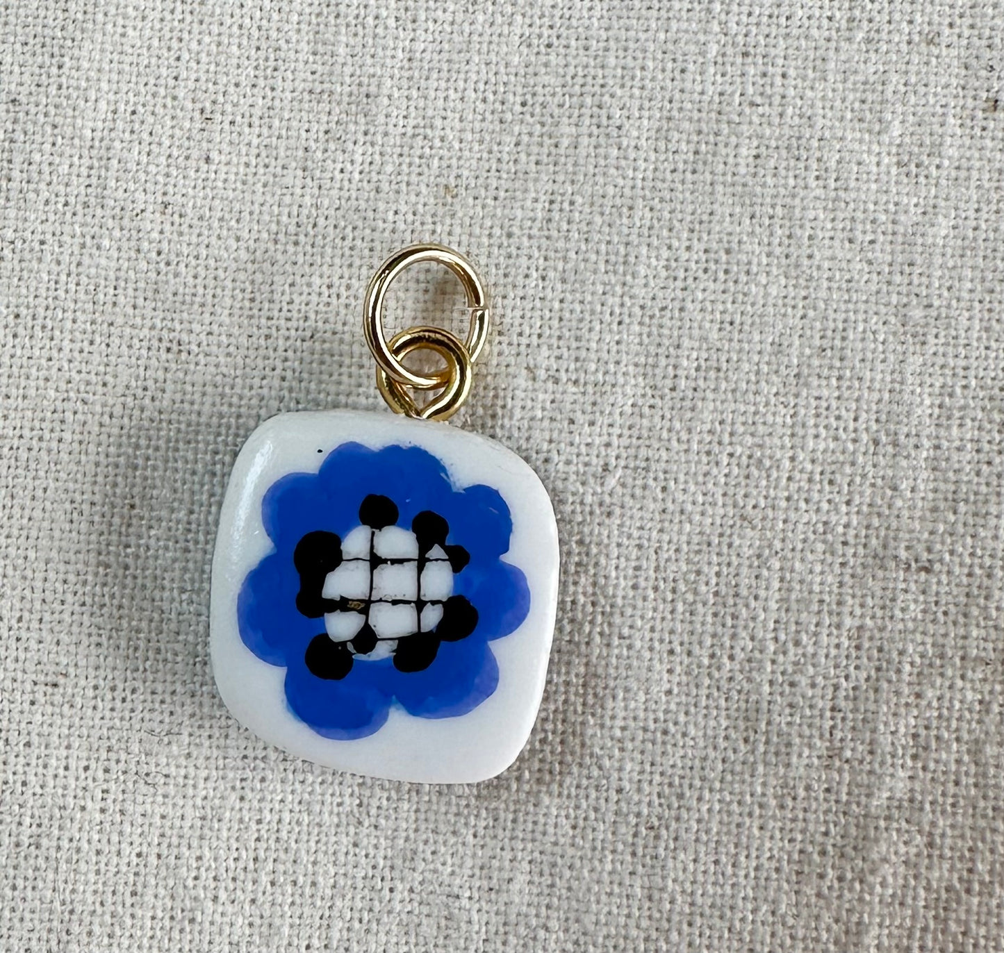 Floral Hand Painted Charms