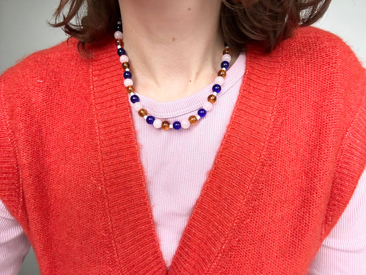 Julia Semi Precious Beaded necklace