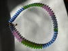 Multicoloured Semi Precious Stone Bead Necklace