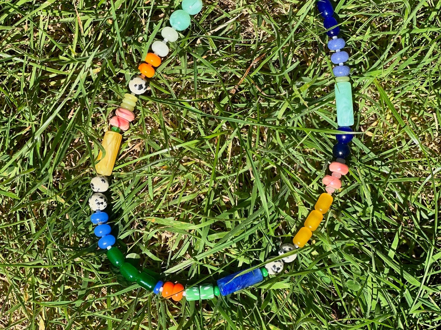 Semi Precious Beads Necklace
