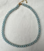 Blue Semi Precious Stone Bead Necklace