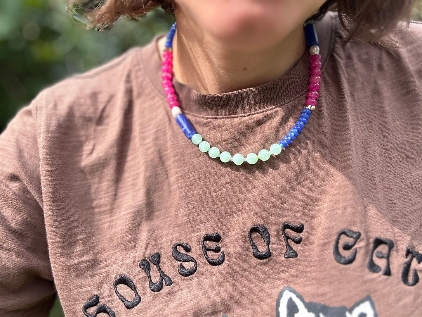 Semi Precious Beads Necklace