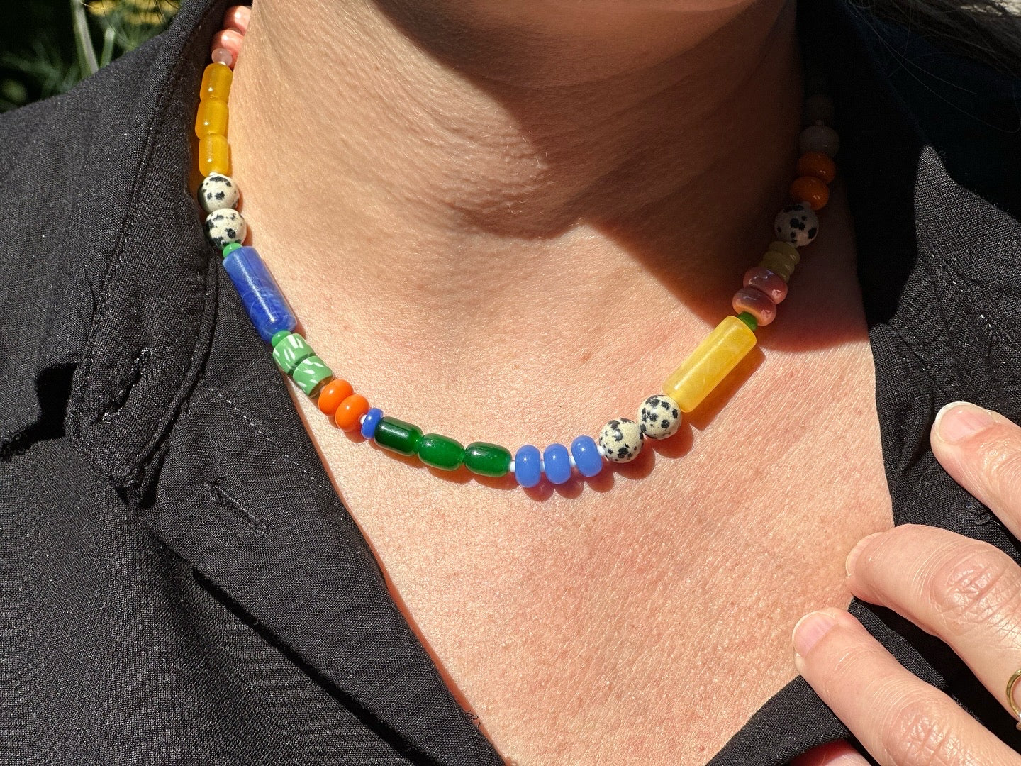 Semi Precious Beads Necklace
