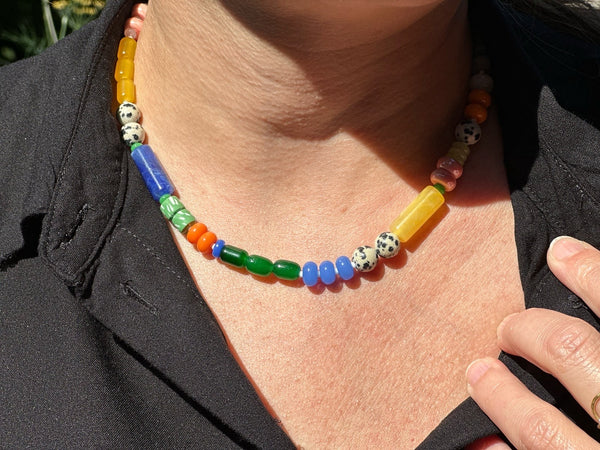 Semi Precious Beads Necklace