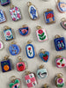 Floral Hand Painted Charms