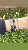 Multicoloured Semi Precious Beads Bracelets