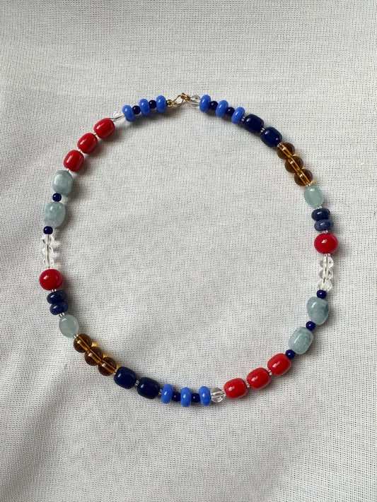Lauren Semi Precious Beaded necklace