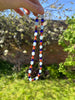Semi Precious and glass Bead Necklace