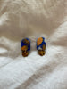 Abstract Painted Dangle Earrings