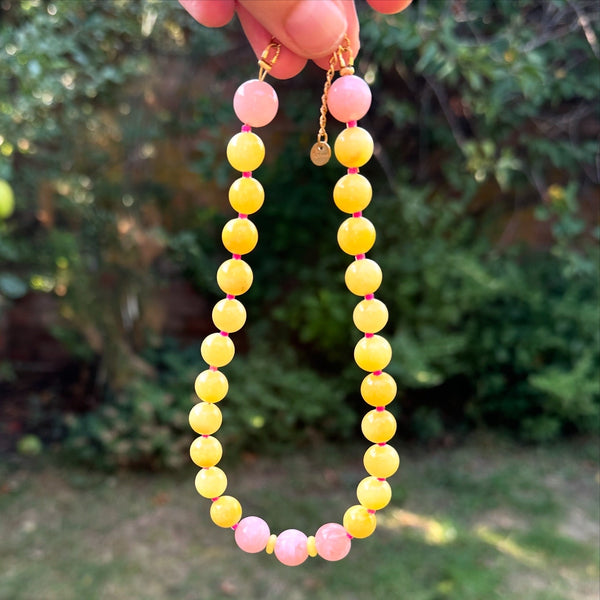 Glass Bead Necklace