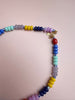 Multicoloured Semi Precious Stone Bead Necklace