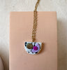 Abstract Pendant Statement Necklace