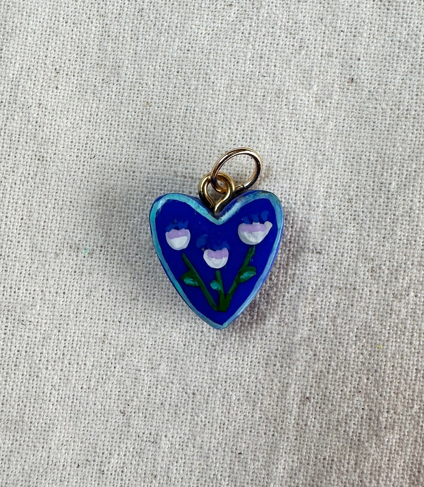 Floral Hand Painted Charms
