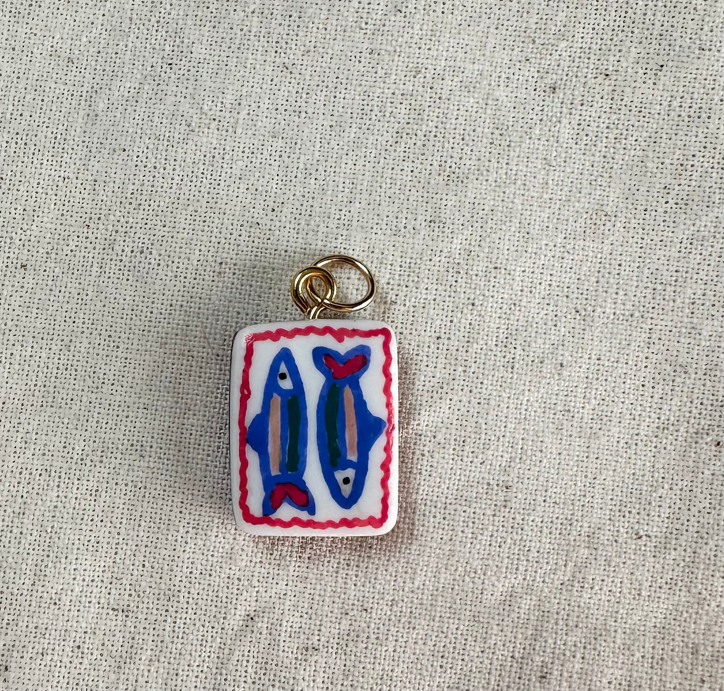 Cute Hand Painted Cat Charms