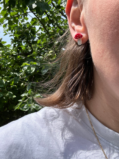 Mushroom Studs Earrings