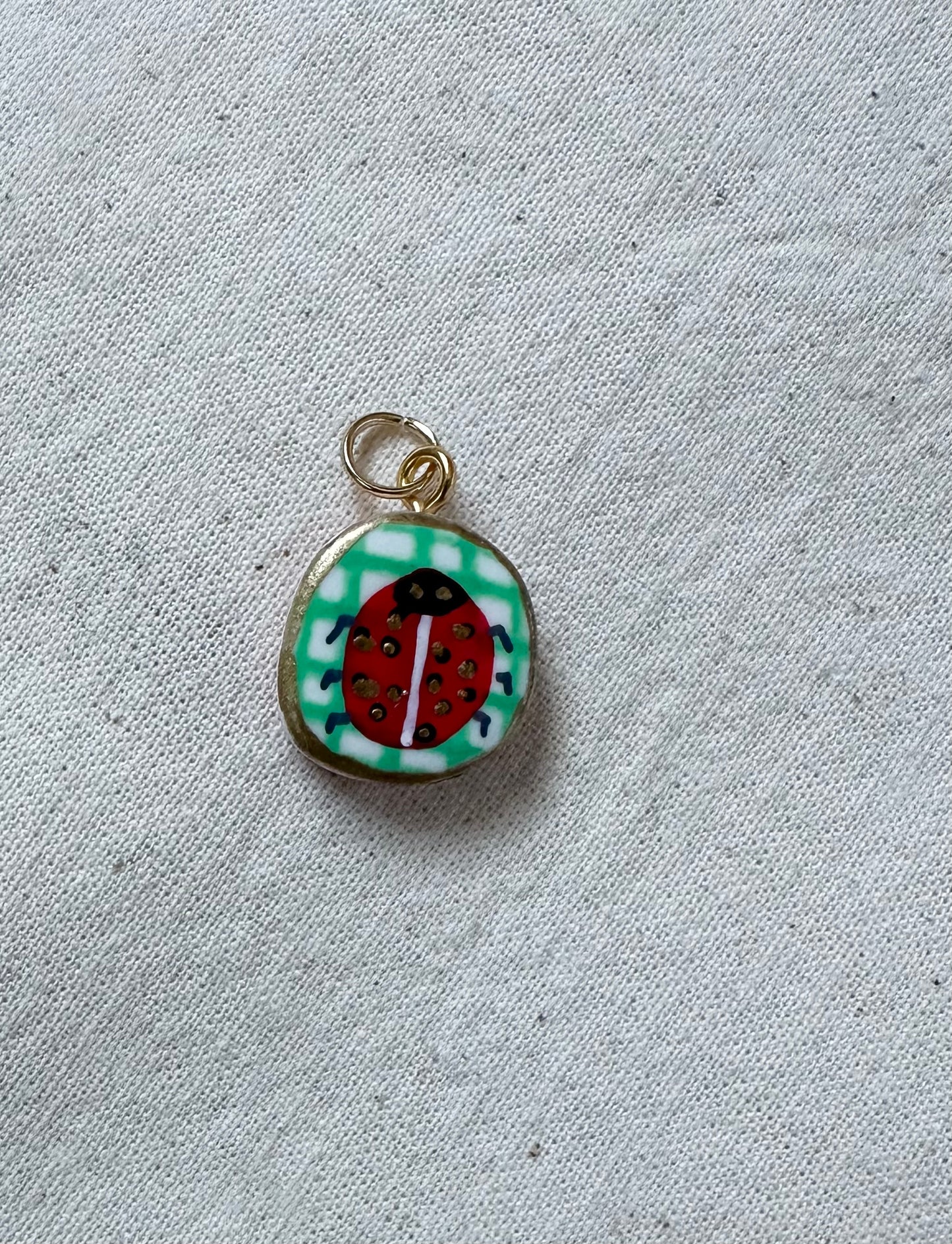 Cute Hand Painted Cat Charms