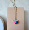 Abstract Pendant Statement Necklace