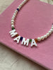 Mama Beaded Necklace Pearl Necklace