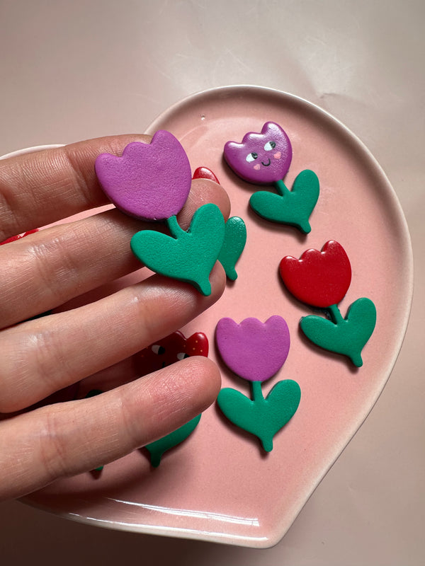 Cute Tulip Brooch