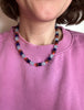 Semi Precious and glass Bead Necklace