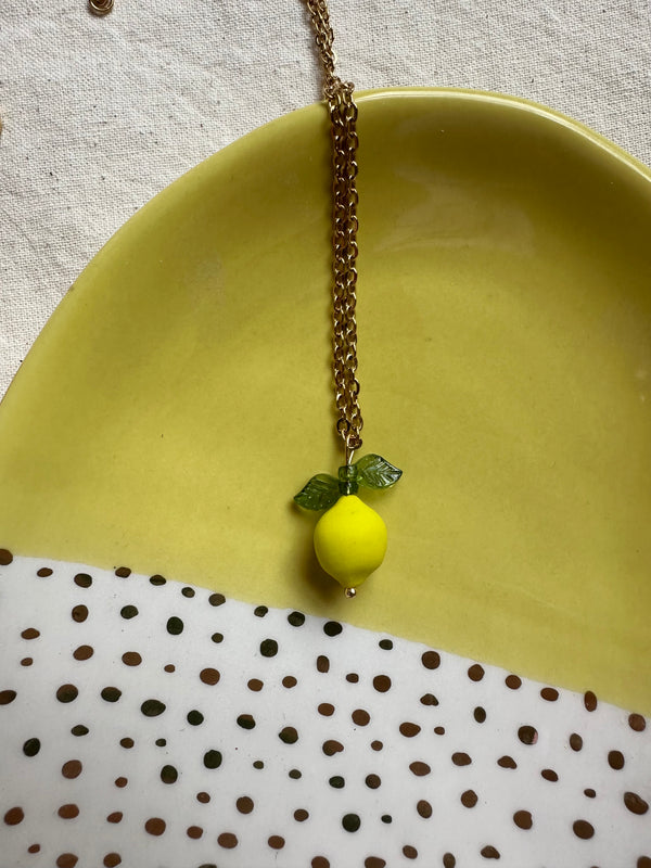 Fruit Pendant Necklace