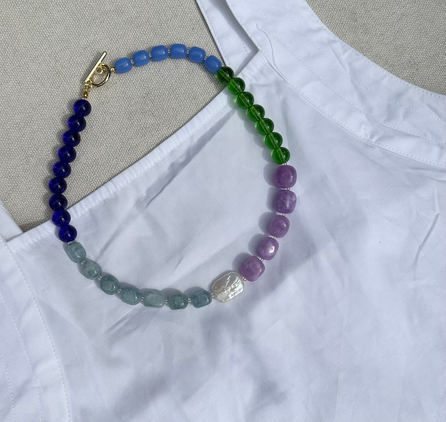 Sophie Semi Precious Beaded necklace