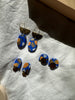 Abstract Painted Dangle Earrings
