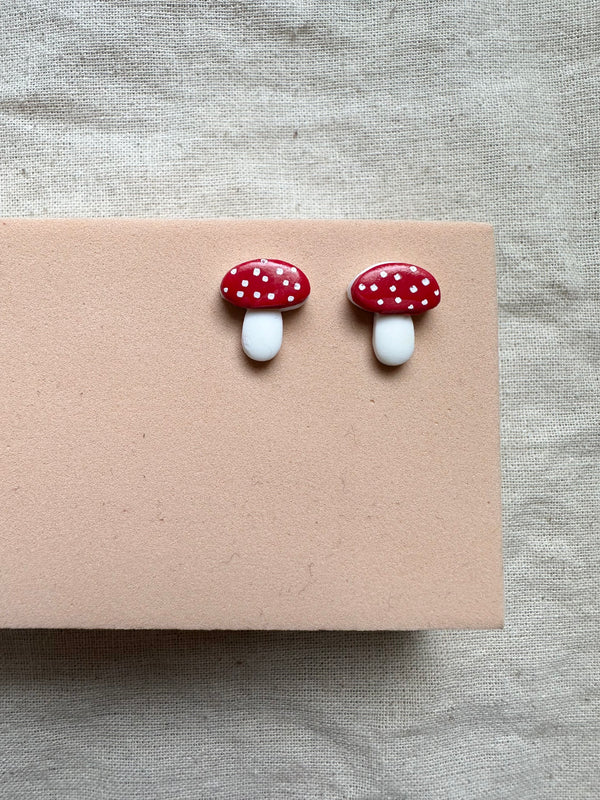 Mushroom Studs Earrings
