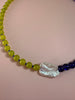 Two Colour Way Semi Precious Stone Bead Necklace