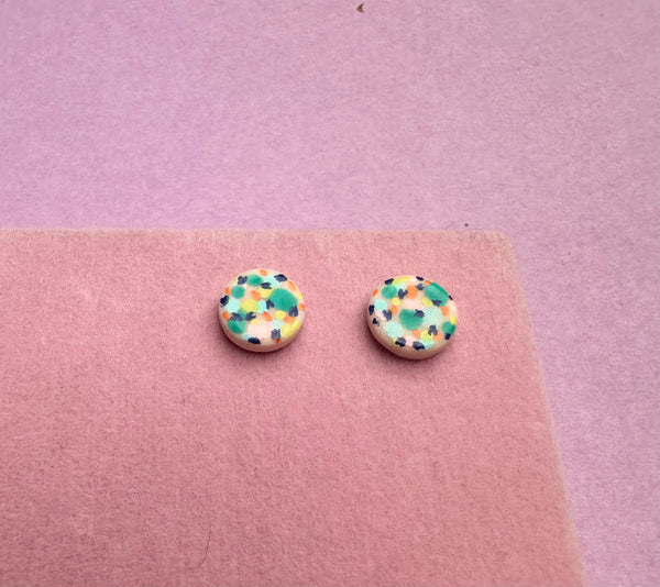 Abstract Design Studs Earrings
