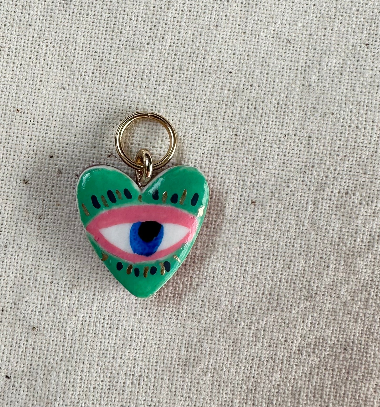 Cute Hand Painted Cat Charms