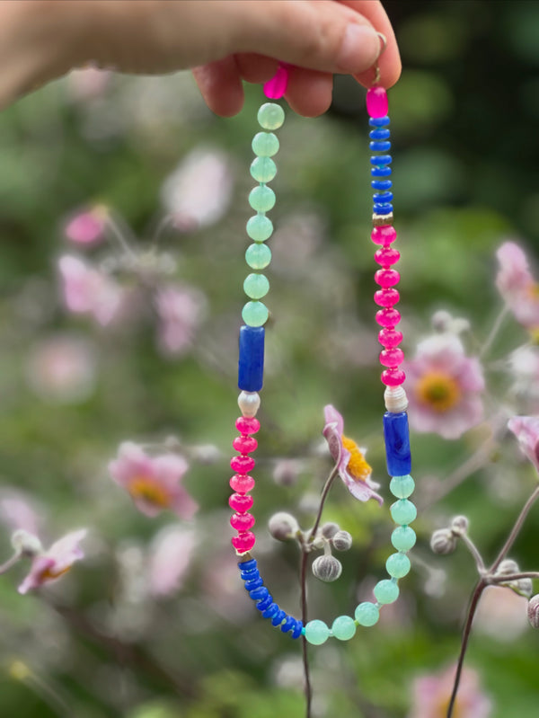 Semi Precious Beads Necklace