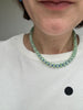 Mint Green Semi Precious Stone Bead Necklace