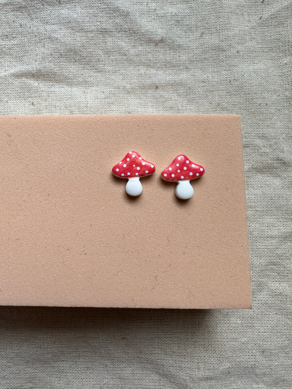Mushroom Studs Earrings