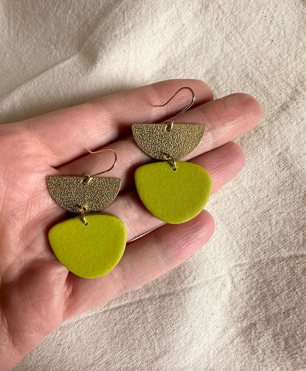 Brass Dangle Earrings