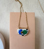 Abstract Pendant Statement Necklace