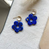 Huggies Hoop Earrings/ Daisy Design