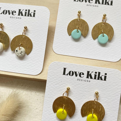 Small Brass Dangles Earrings/ Pick One